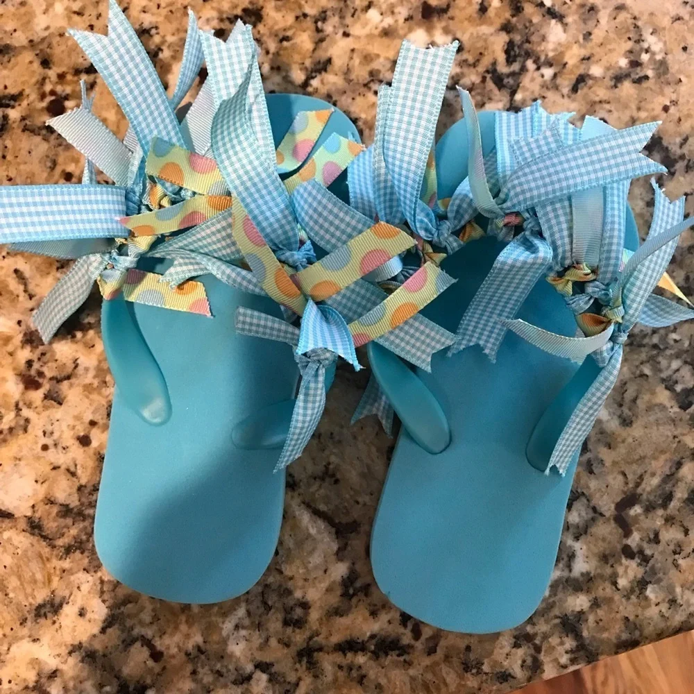 🩴Boutique Ribbon Flip Flops